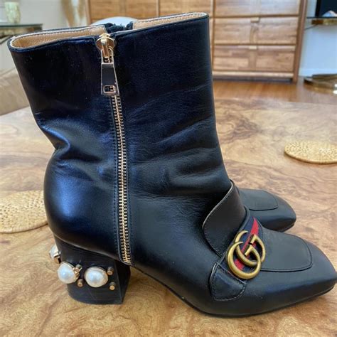 gucci winter boots women|gucci boots embellished.